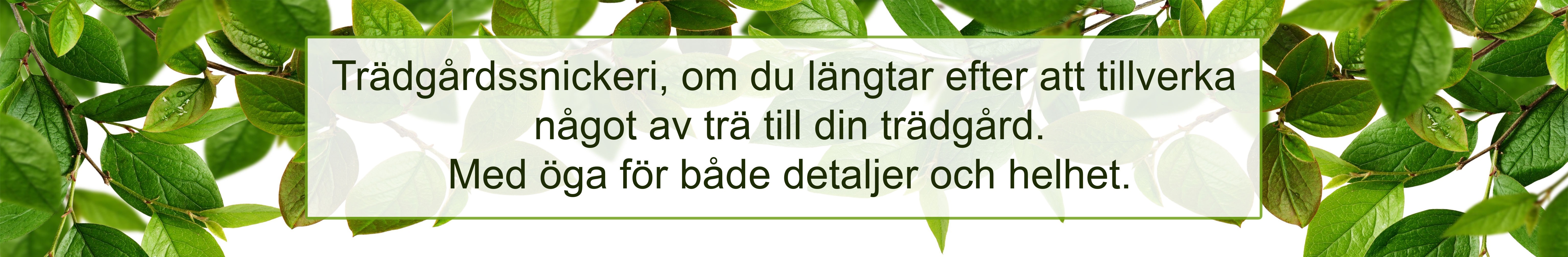 Trädgårdssnickeri